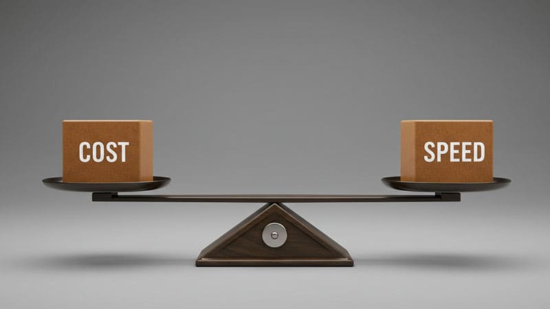 コストとスピード