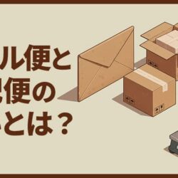 メール便と宅配便の違いとは？